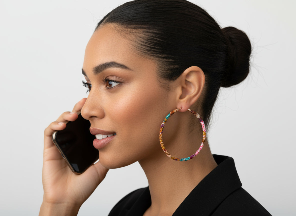 Boucles d'oreilles Créoles G6